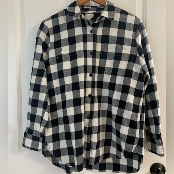 J Crew Re-Imagined Buffalo Plaid Shirt Jacket - Picture 2 of 7